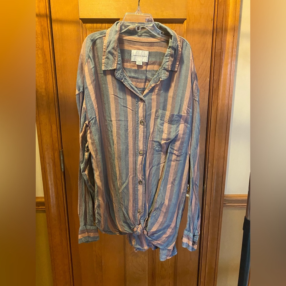 Multicolored Button down shirt